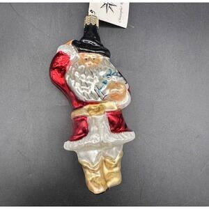 1996 CHRISTOPHER RADKO COWBOY SANTA ORNAMENT‎ 96-101-2 6"